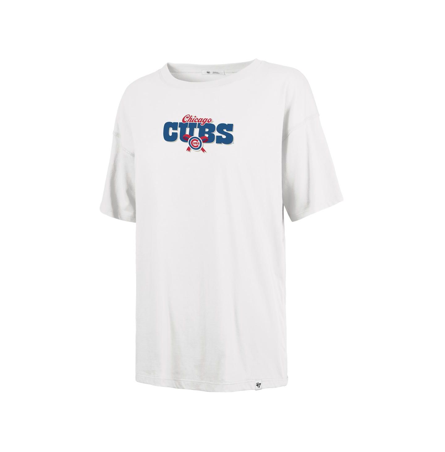 Женская футболка '47 Brand Sand Chicago Cubs Bow Banner Sadie — фото 3