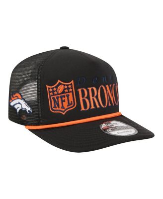 Men's Black Denver Broncos Throwback Foam 19TWENTY Adjustable Hat