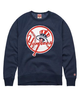 Men's Navy New York Yankees Cooperstown Collection Crewneck Sweatshirt