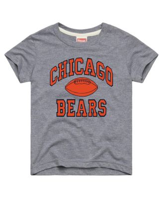 Big Boys and Girls Gray Chicago Bears Gridiron Tri-Blend T-Shirt