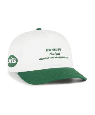 Men's White New York Jets Contemporary Two-Tone Hitch Adjustable Hat