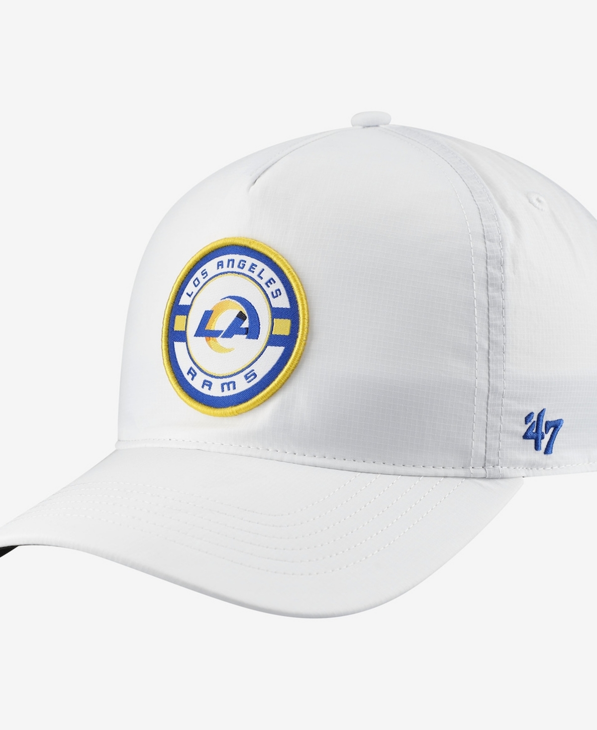 '47 Brand Men's White Los Angeles Rams Strand Adjustable Hitch Hat