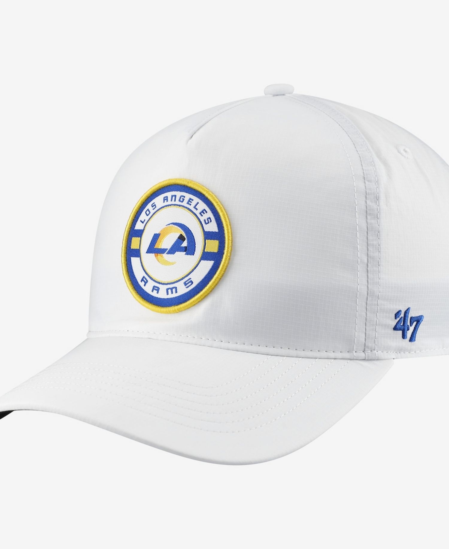 Men's White Los Angeles Rams Strand Adjustable Hitch Hat