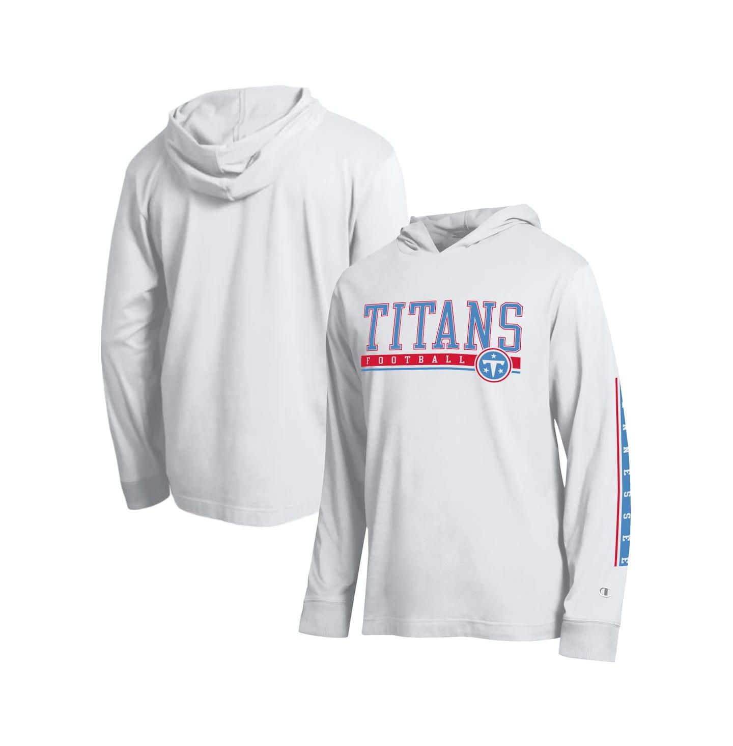 Мужская футболка Champion White Tennessee Titans All Star Hooded — фото 1