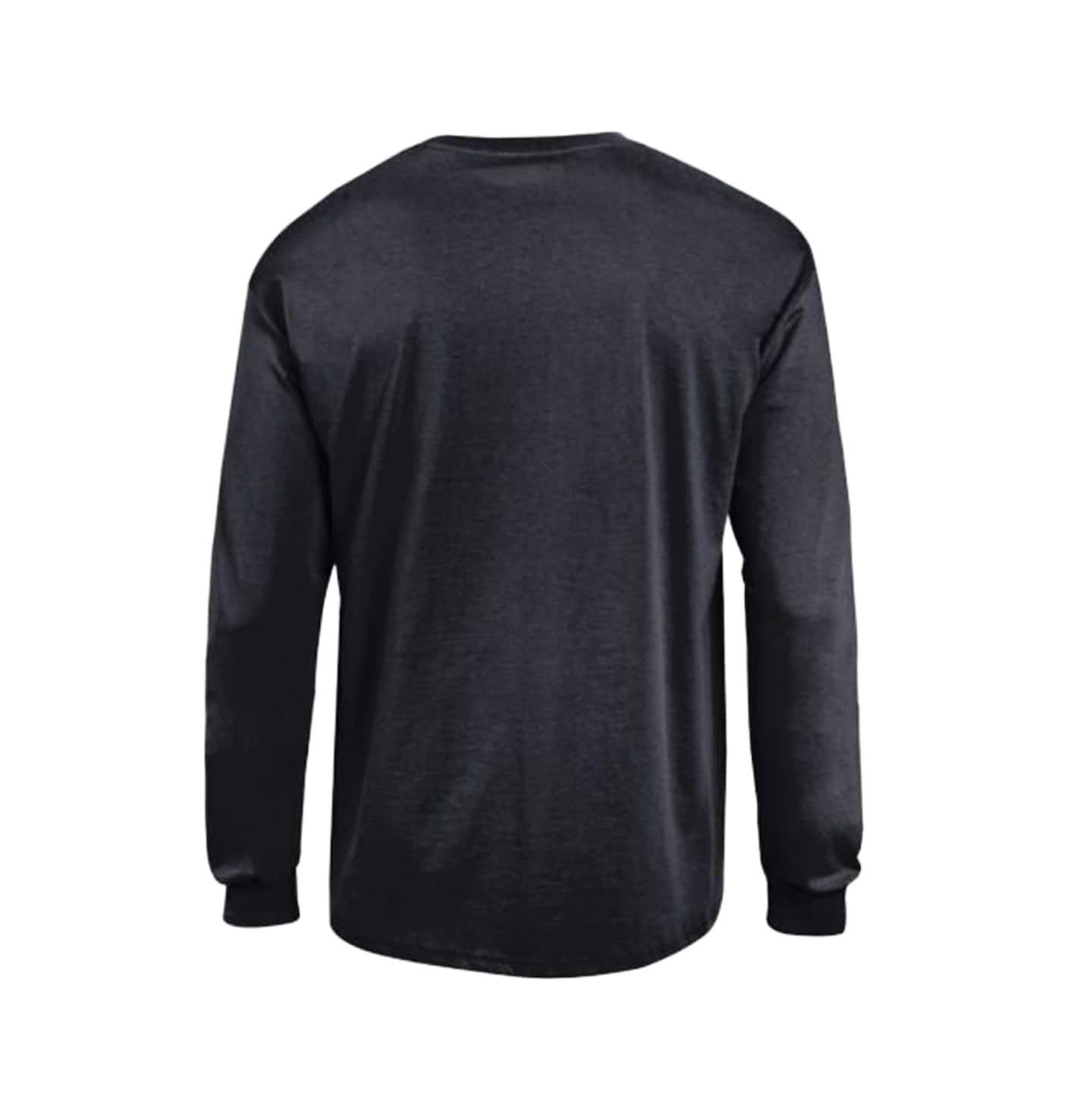Мужская футболка Champion Black Carolina Panthers Arch Over Logo Long Sleeve — фото 2
