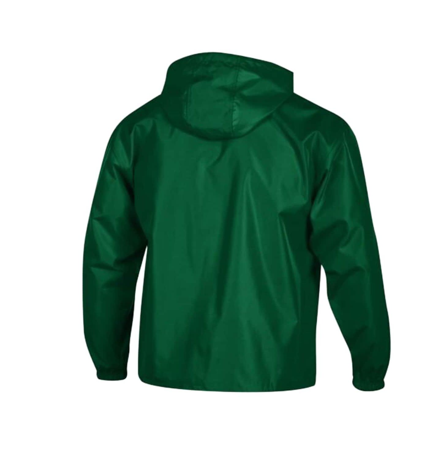 Мужская куртка Champion Green Green Bay Packers Packable Hooded Windbreaker Half-Zip — фото 2