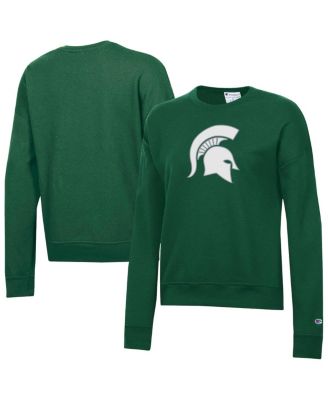 Women's Green Michigan State Spartans Powerblend Sweatshirt