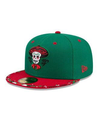 Men's Green/Red Albuquerque Isotopes 2026 Copa De La Diversion 59FIFTY Fitted Hat