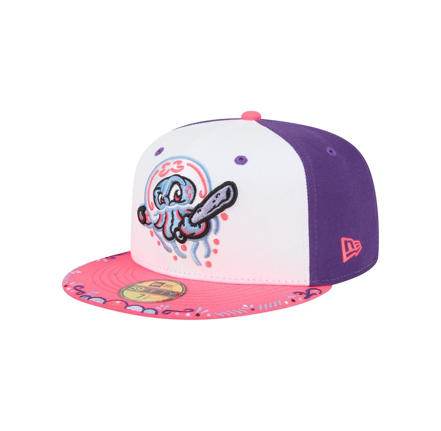 Men's White/Pink Jersey Shore BlueClaws 2026 Copa De La Diversion 59FIFTY Fitted Hat