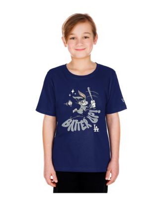 Big Boys and Girls Royal Los Angeles Dodgers Looney Tunes T-Shirt