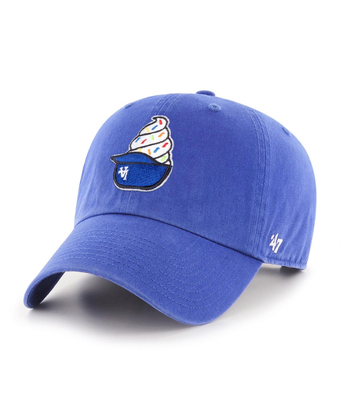 '47 Brand Men's Royal Los Angeles Dodgers Ice Cream Helmet Clean Up Adjustable Hat