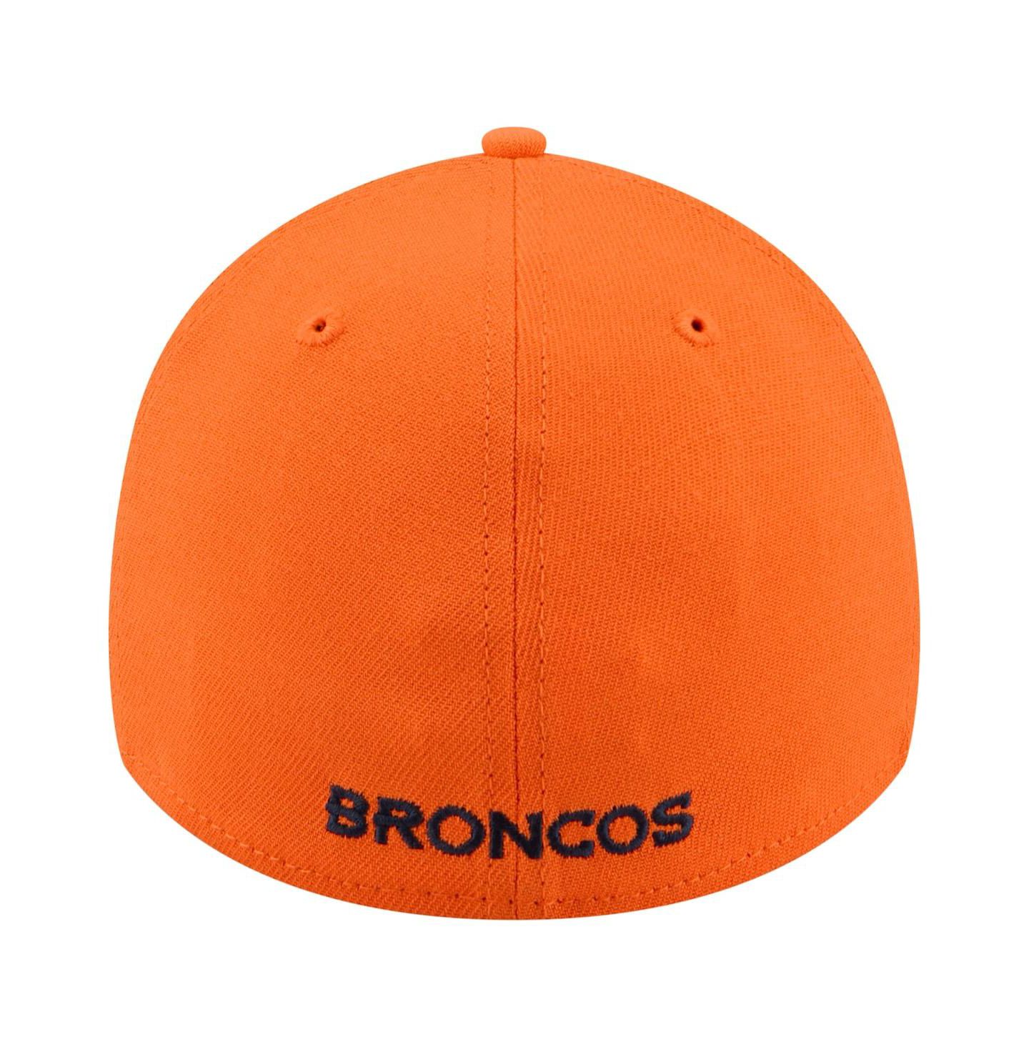Мужская кепка New Era Orange Denver Broncos Core Team 39THIRTY Flex Hat — фото 2