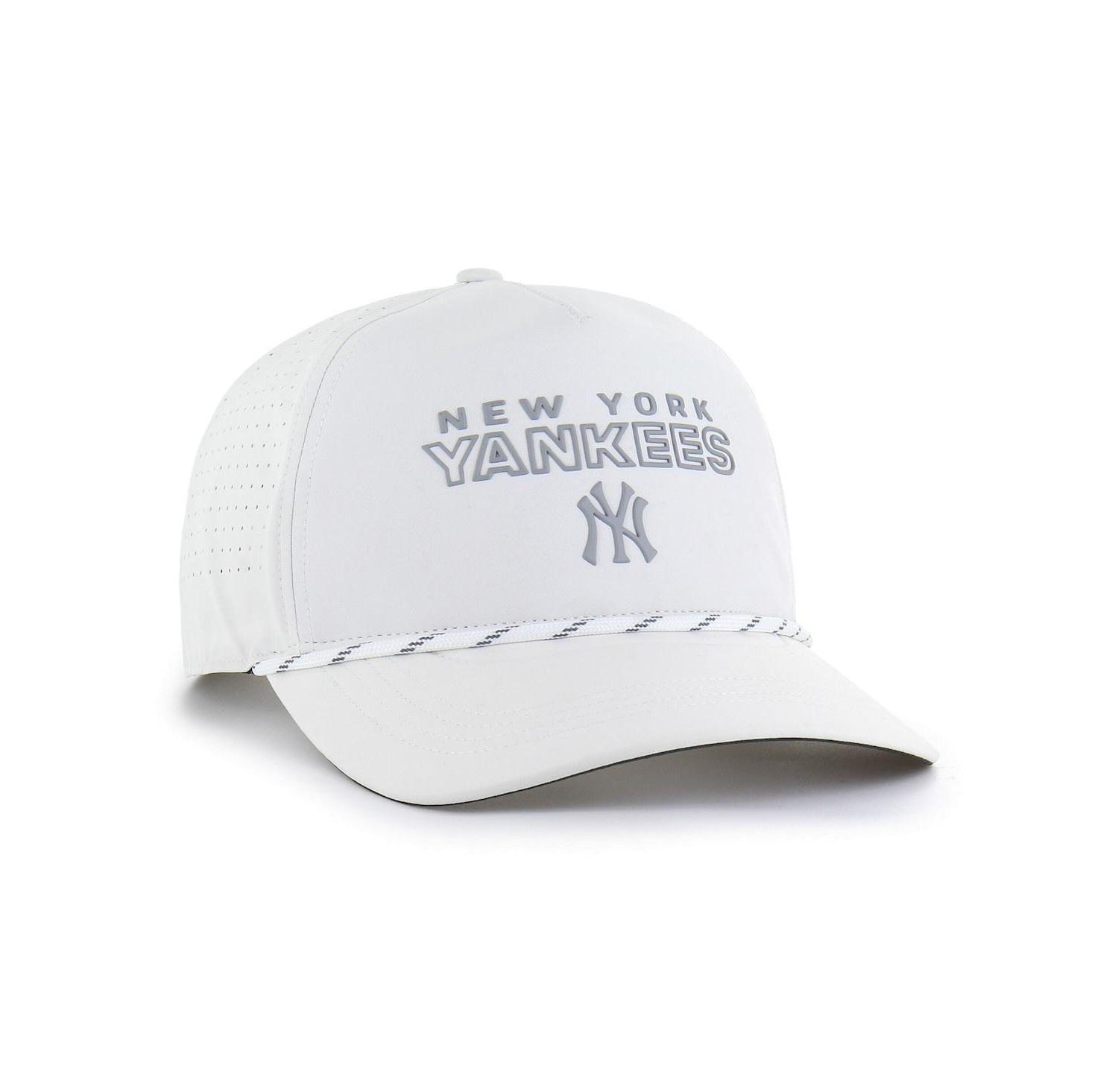 Men's White New York Yankees Forward Vault Hitch Adjustable Hat