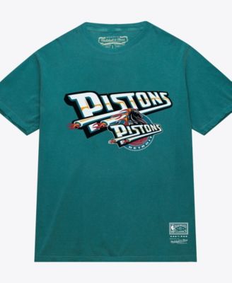 Men's Teal Detroit Pistons Hardwood Classics T-Shirt