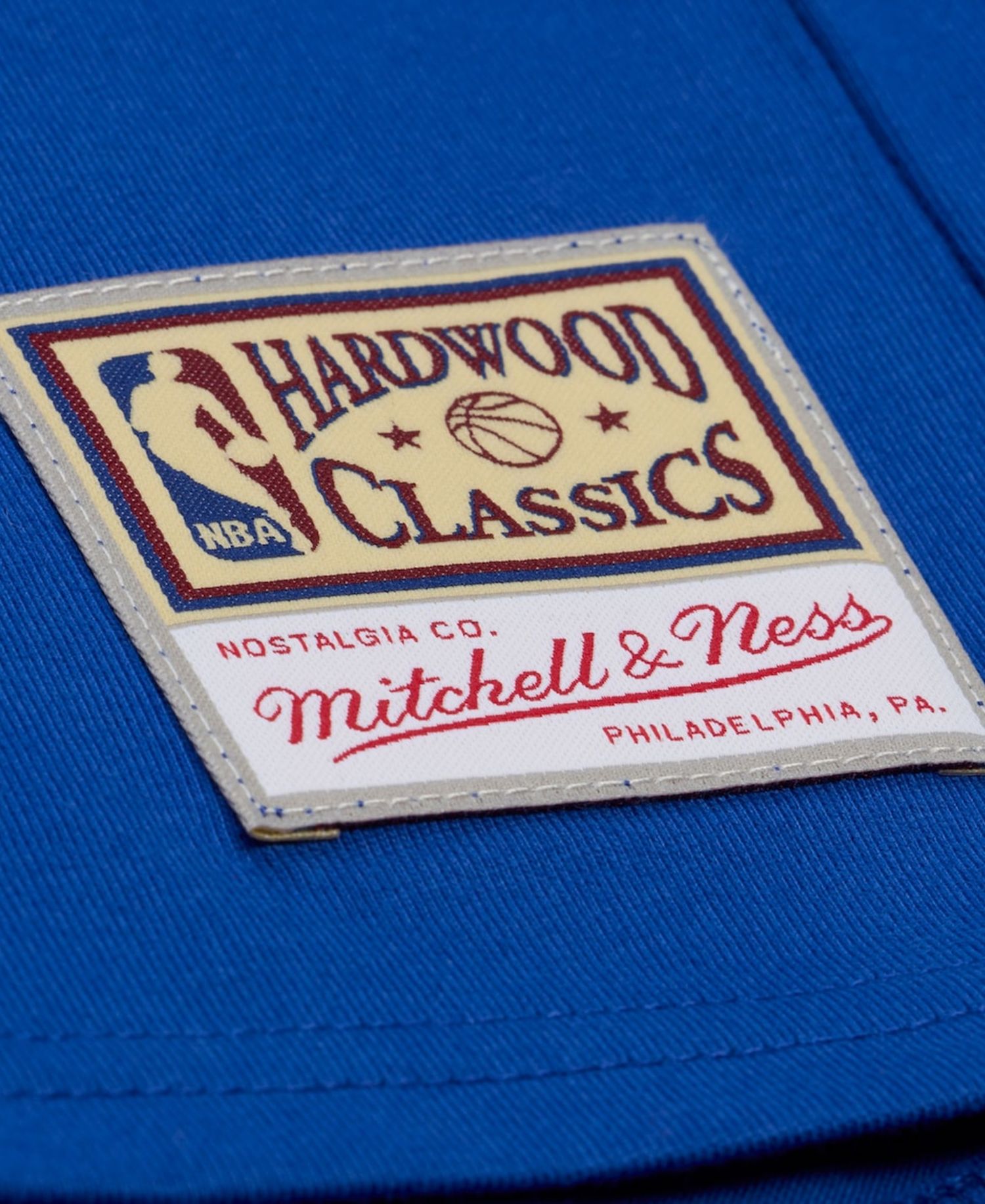 Women's Royal Philadelphia 76ers Hardwood Classics Head Coach T-Shirt