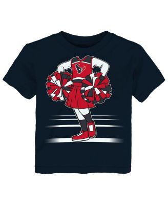 Girls Toddler Navy Houston Texans Game Fit T-Shirt