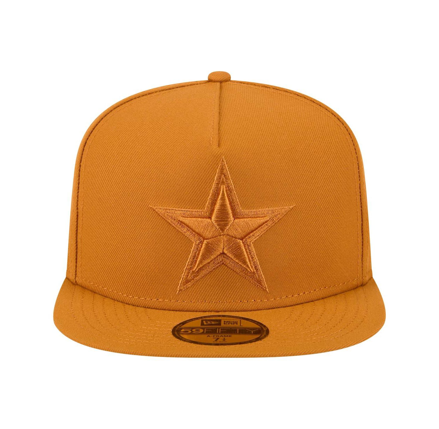 Men's Brown Dallas Cowboys Color Pack A-Frame 59FIFTY Fitted Hat