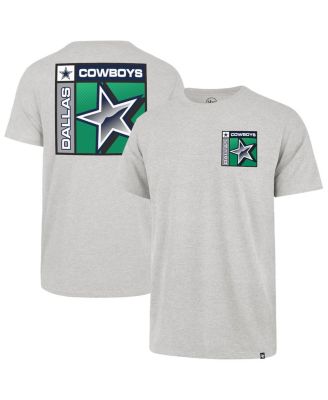Men's Heather Gray Dallas Cowboys Chrome Plate Franklin T-Shirt