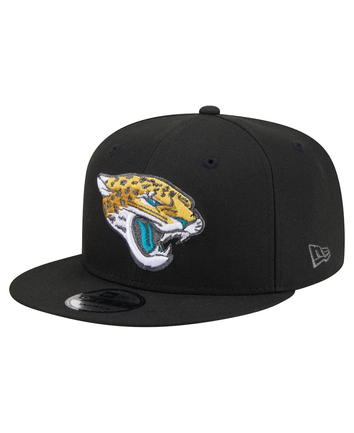 New Era Men's Black Jacksonville Jaguars 9FIFTY Snapback Hat - Black