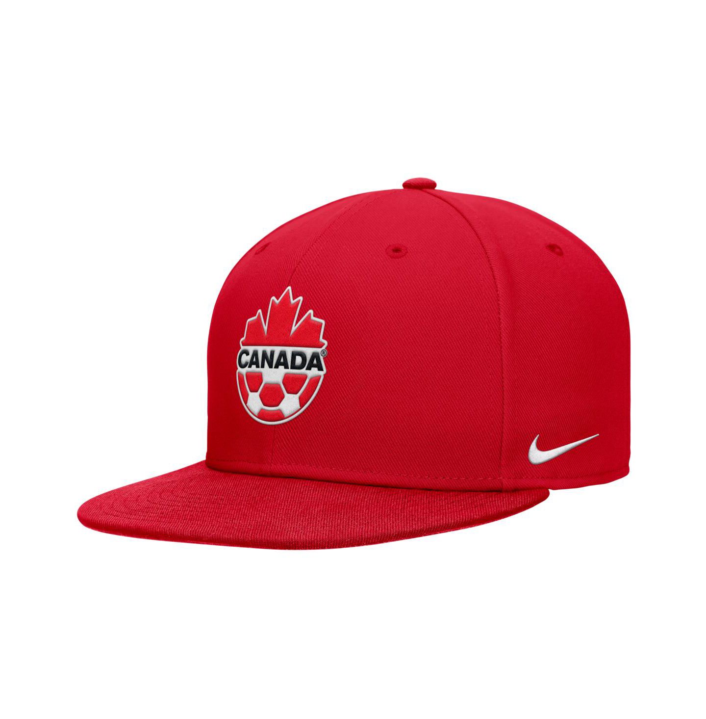 Детская кепка Nike Red Canada Soccer Pro Dri-FIT Snapback Hat — фото 1