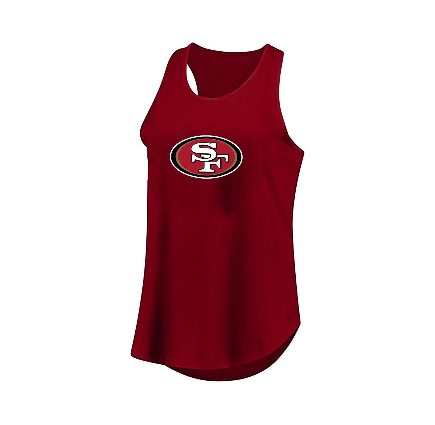 Women's Scarlet San Francisco 49ers Plus Size Basic Tank Top