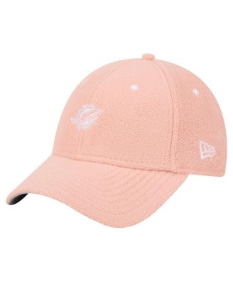 Women's Light Pink Miami Dolphins Cozy Sherpa 9FORTY Adjustable Hat
