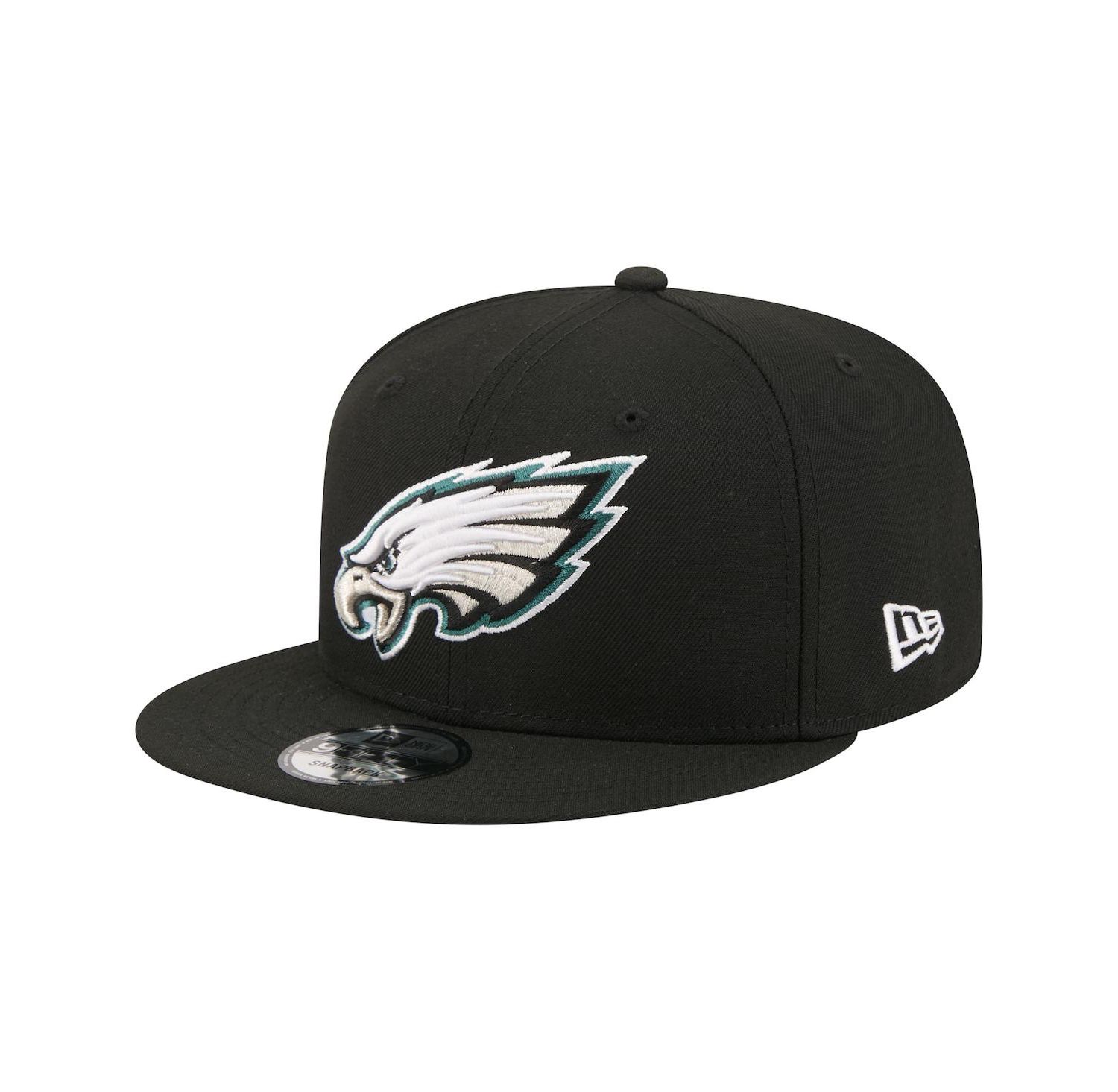 Men's Black Philadelphia Eagles 9FIFTY Snapback Hat