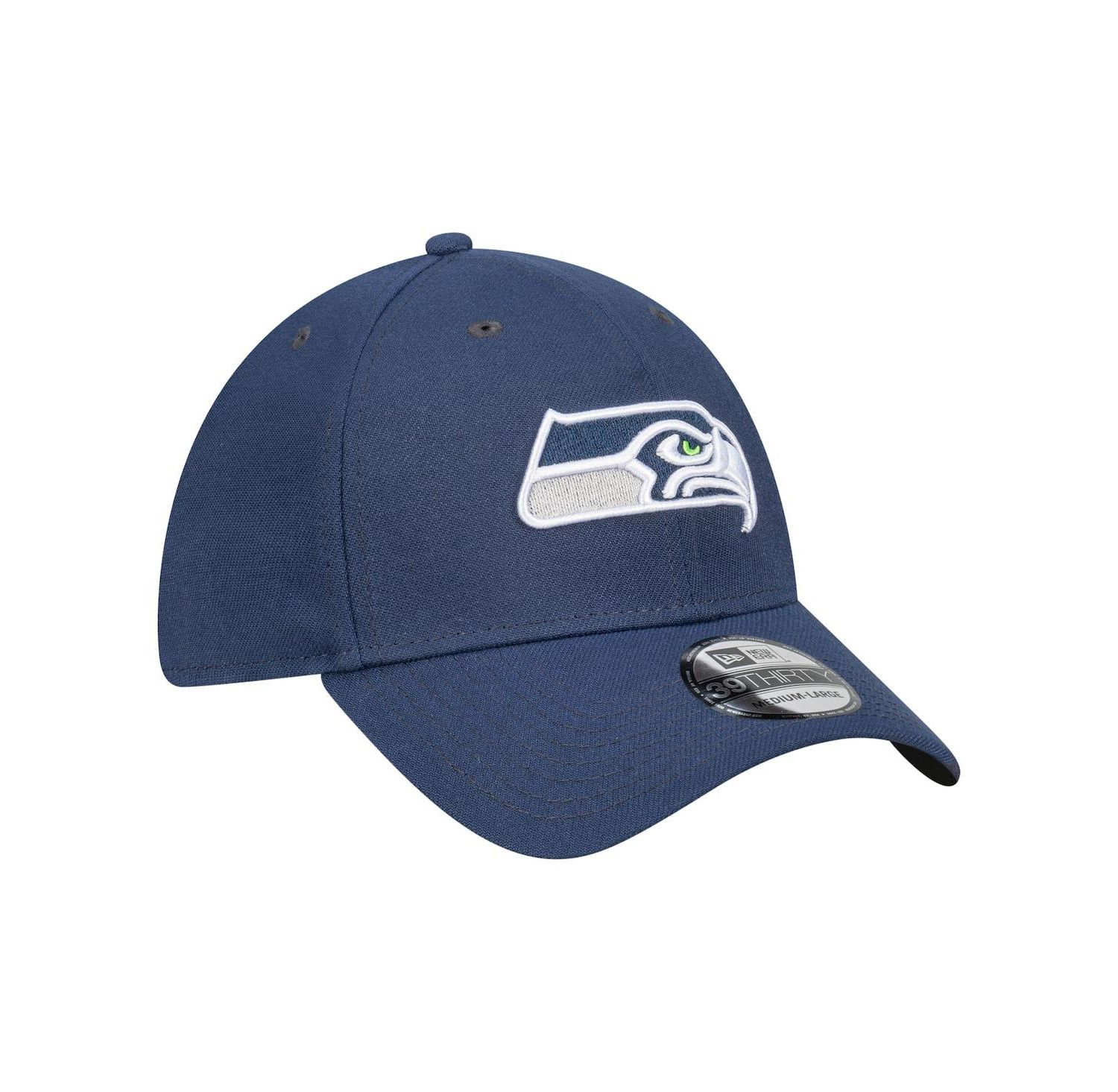 Men's College Navy Seattle Seahawks Core Team 39THIRTY Flex Hat
