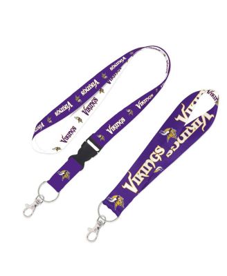 Minnesota Vikings 2-Pack Lanyard with Detachable Buckle Key Strap Set