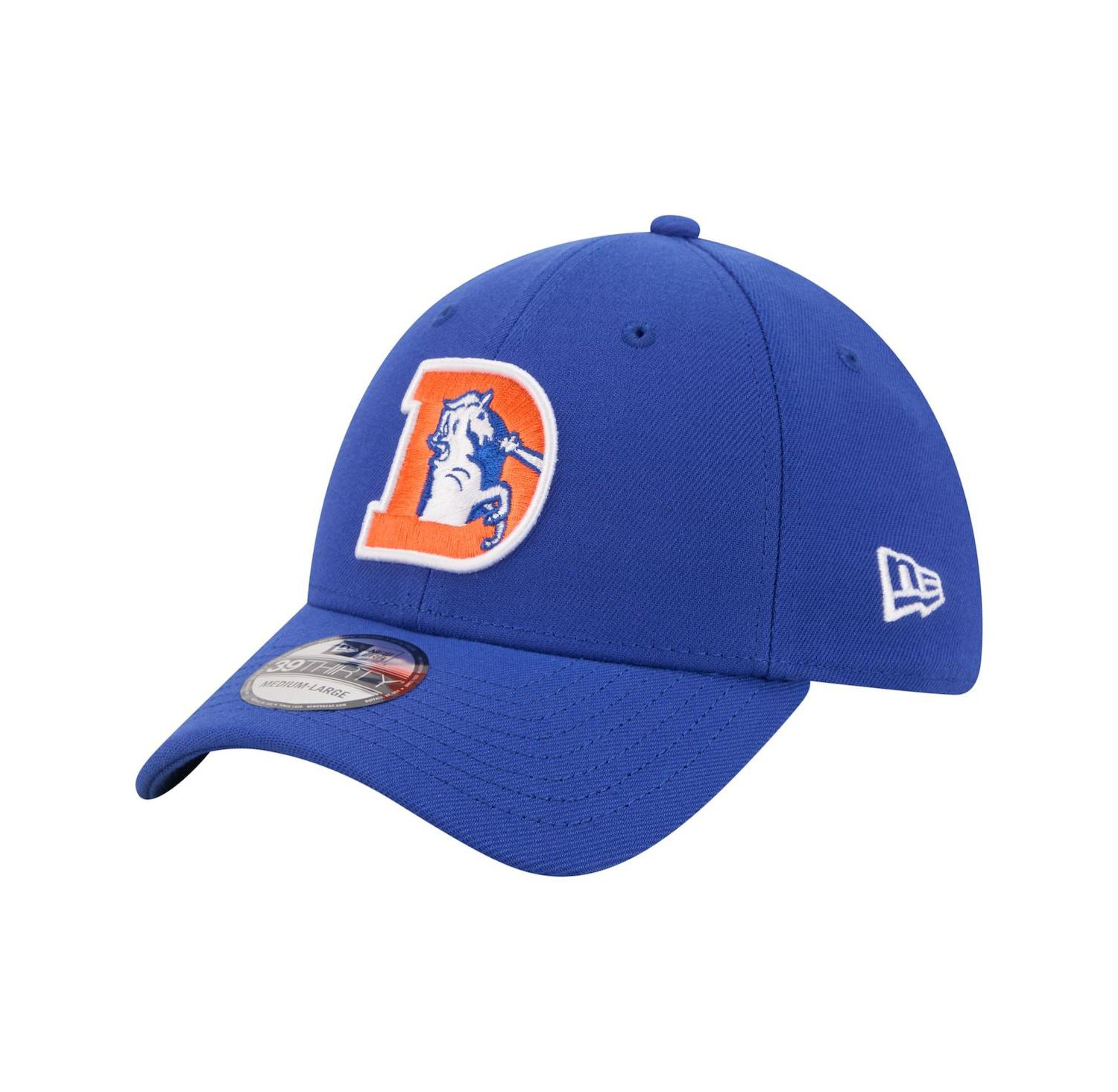 Men's Royal Denver Broncos Core Team 39THIRTY Flex Hat