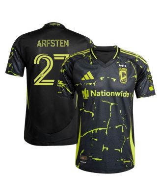 Men's Maximilian Arfsten Black Columbus Crew 2025 The Goosebumps Kit On-Field Authentic Jersey
