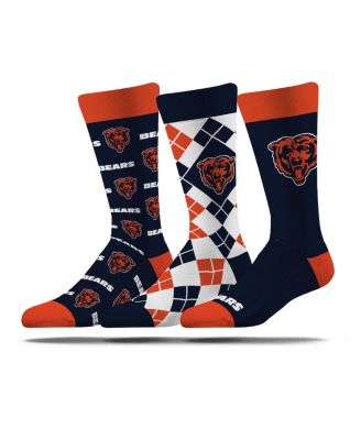 Men's and Women's 3-Pack Chicago Bears Business Knit Crew Socks