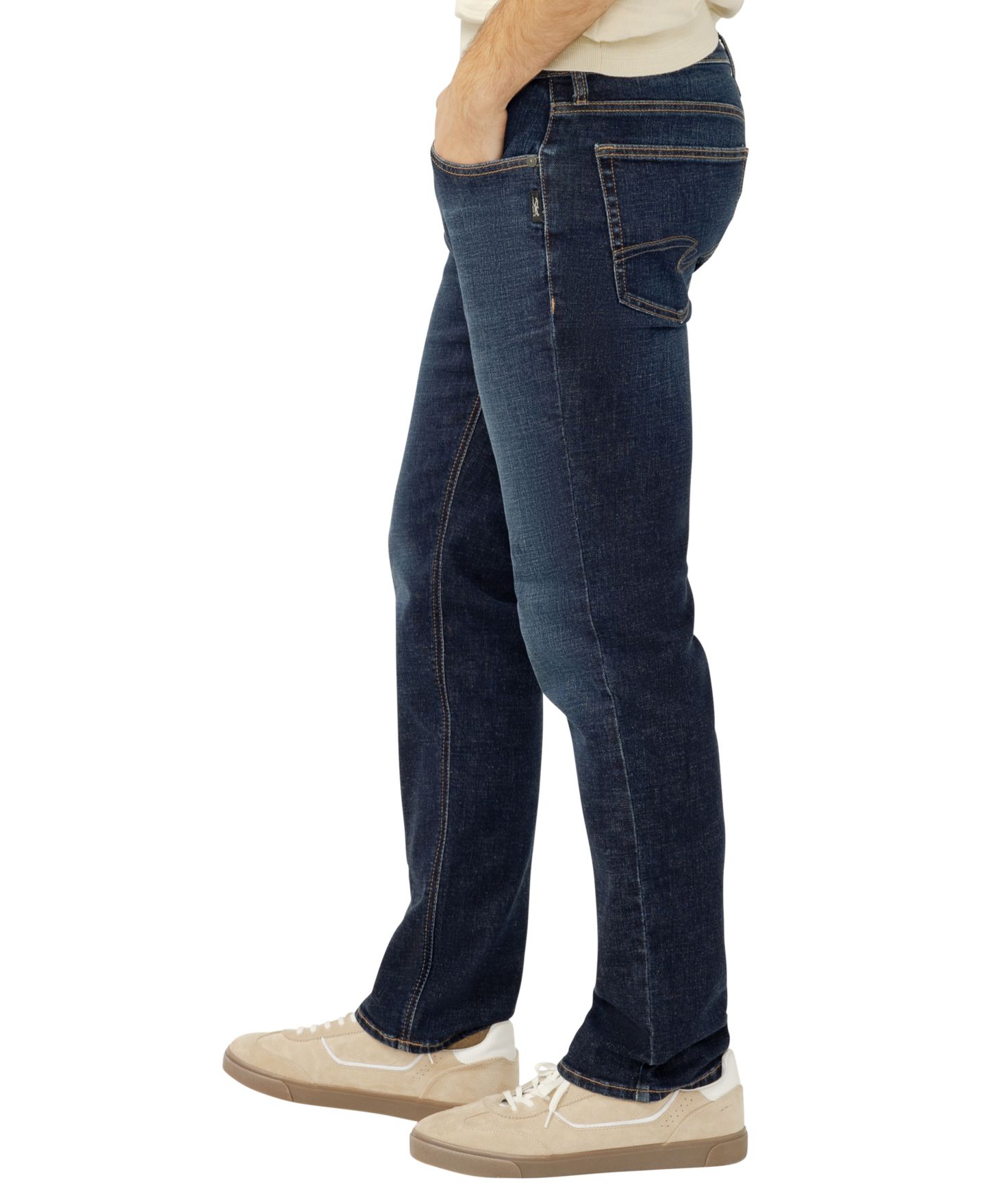 Мужские джинсы Silver Jeans Co. Allan Straight-Fit, цвет: Regent — фото 2