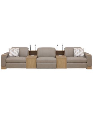 Maxyne 5-Piece Power Reclining Sofa with 2 Consoles Set