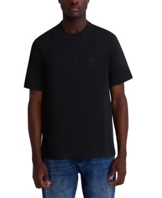 Men's Embossed Karl Logo Cotton T-Shirt