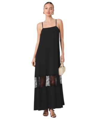 french connection black lace dress French Connection Black Lace Sheath Dress Sleeveless Cocktail Size 6