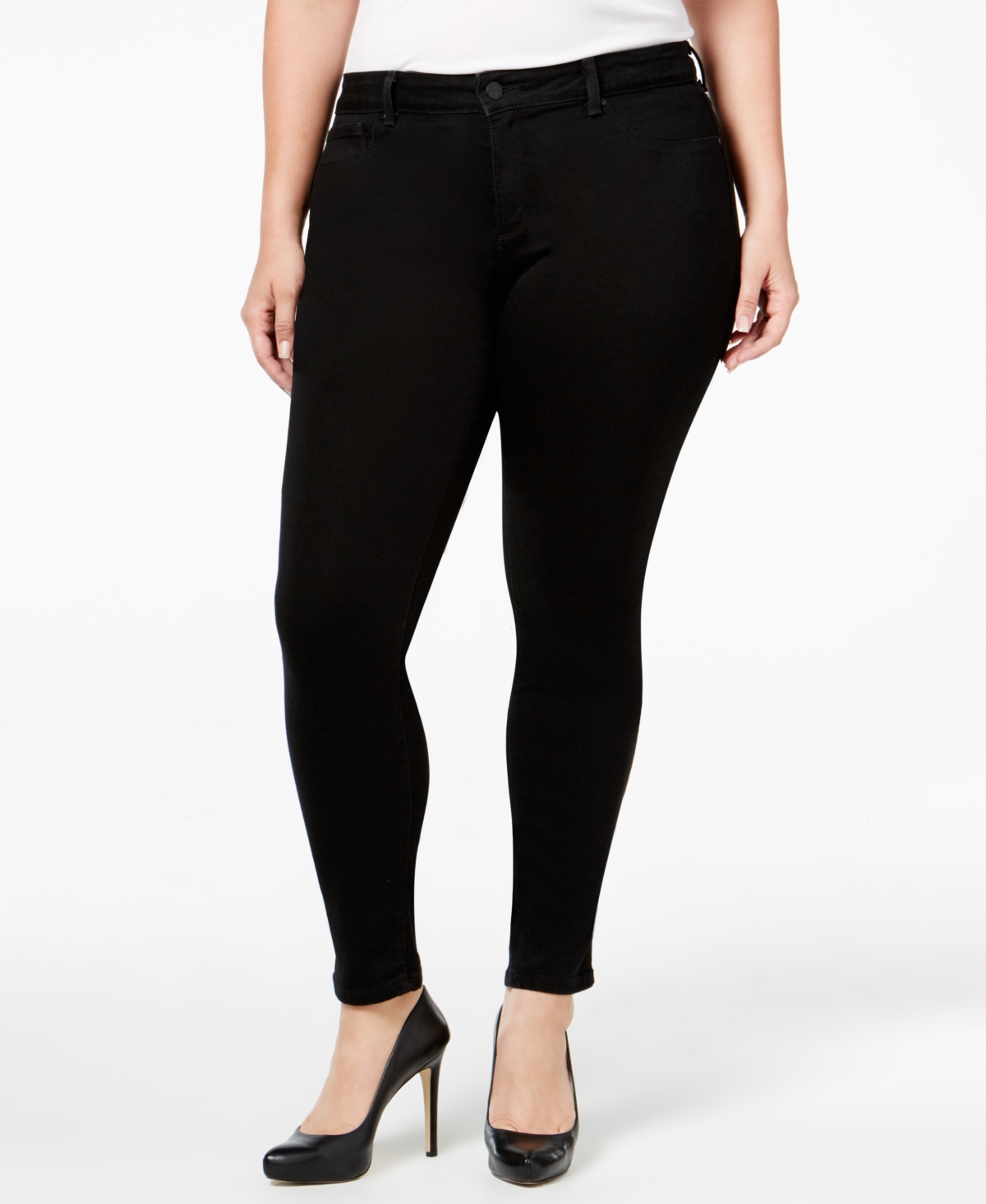 Jessica Simpson Trendy Plus Size Kiss Me Super-Skinny Jeans