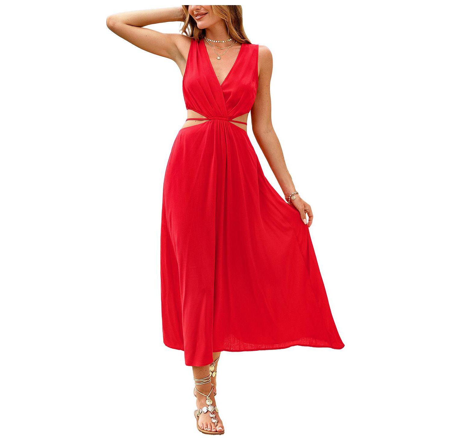Women's Beachside Reception Maxi Beach Dress