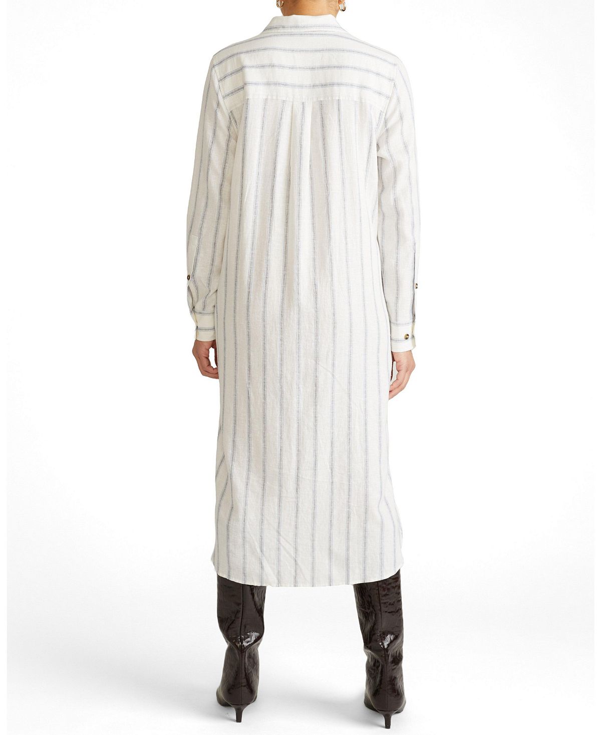 Universal Standard Plus Size Odeon Linen Shirtdress view 2 — MAYCSS fashion products