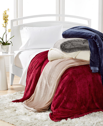Closeout Berkshire Velvety Luxe Blankets Blankets