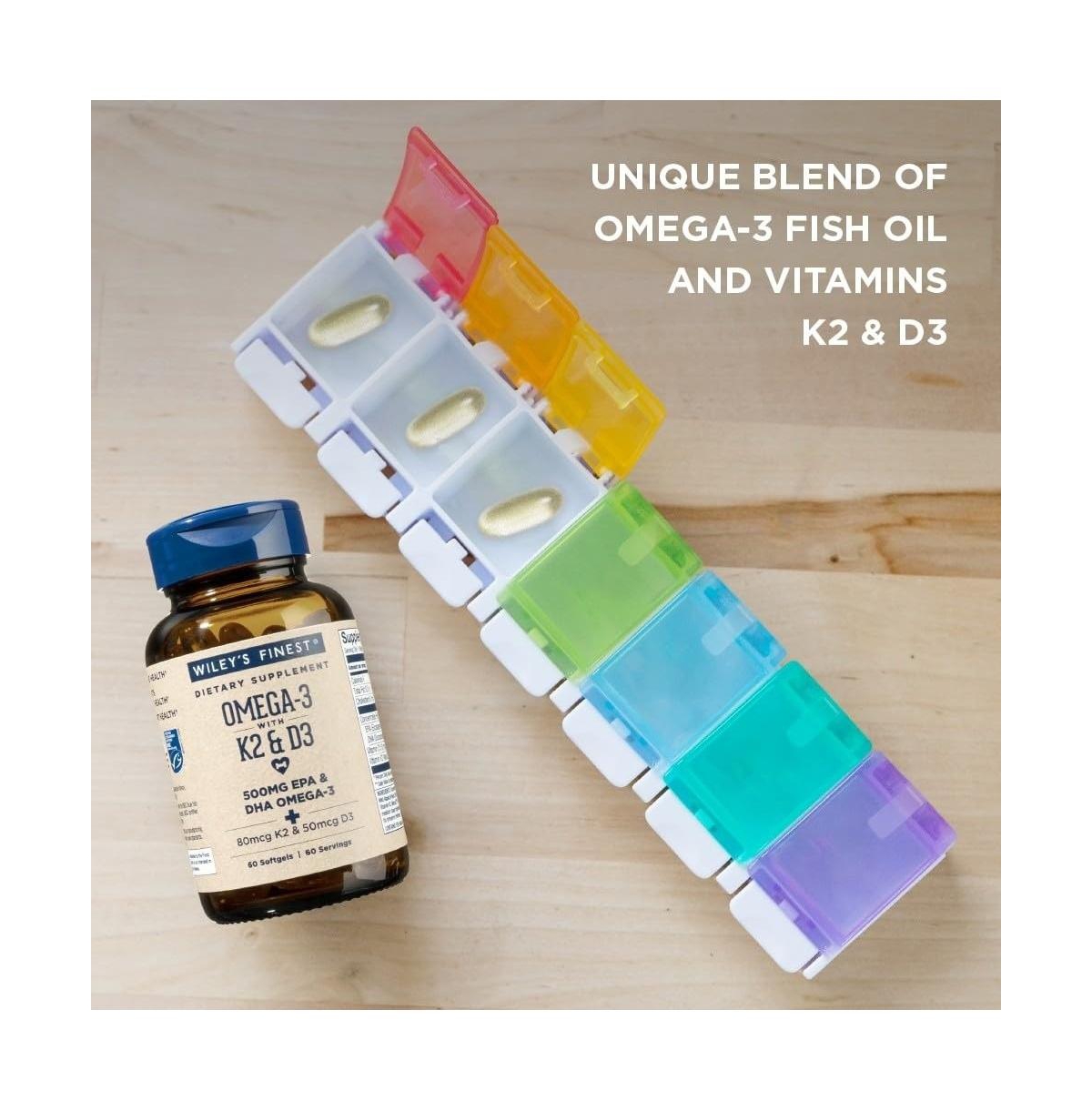 Wiley s Finest Fish Oil Vitamin K2 and D3