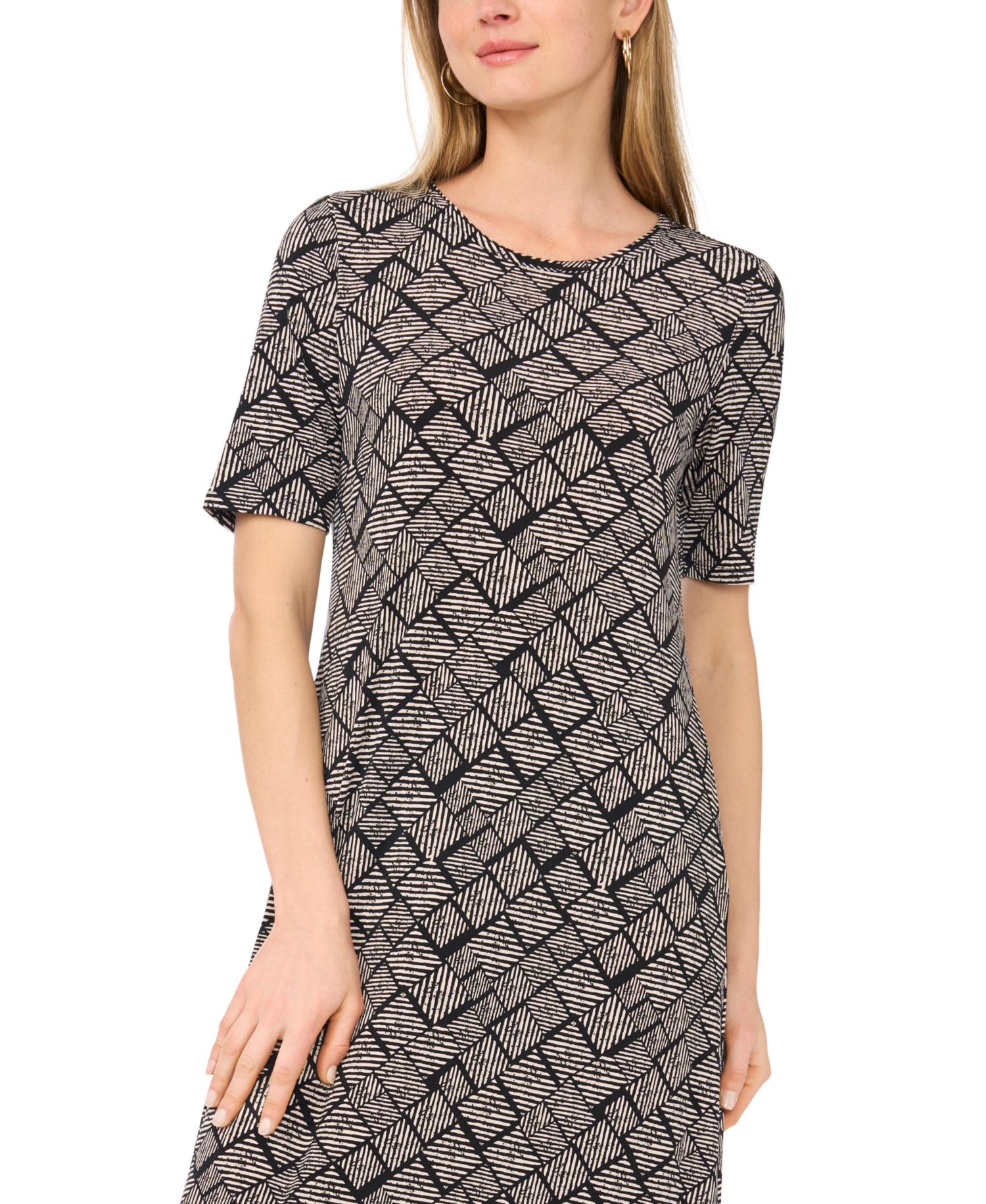 Women's Crewneck Pull-On Maxi Dress