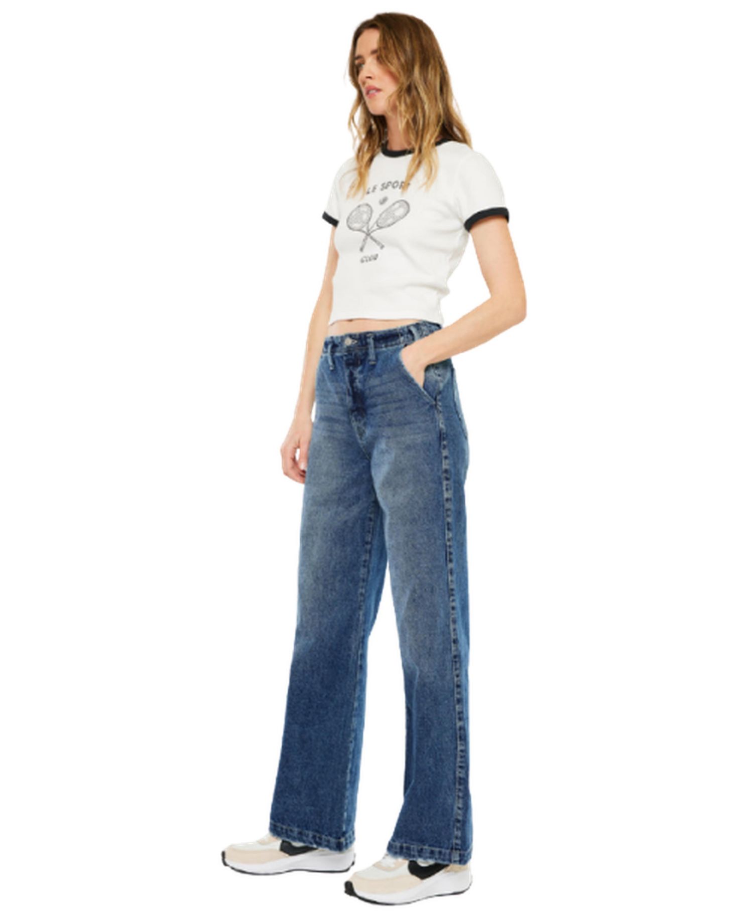 Women's Sterling High Rise 90's Wide-Leg Jeans