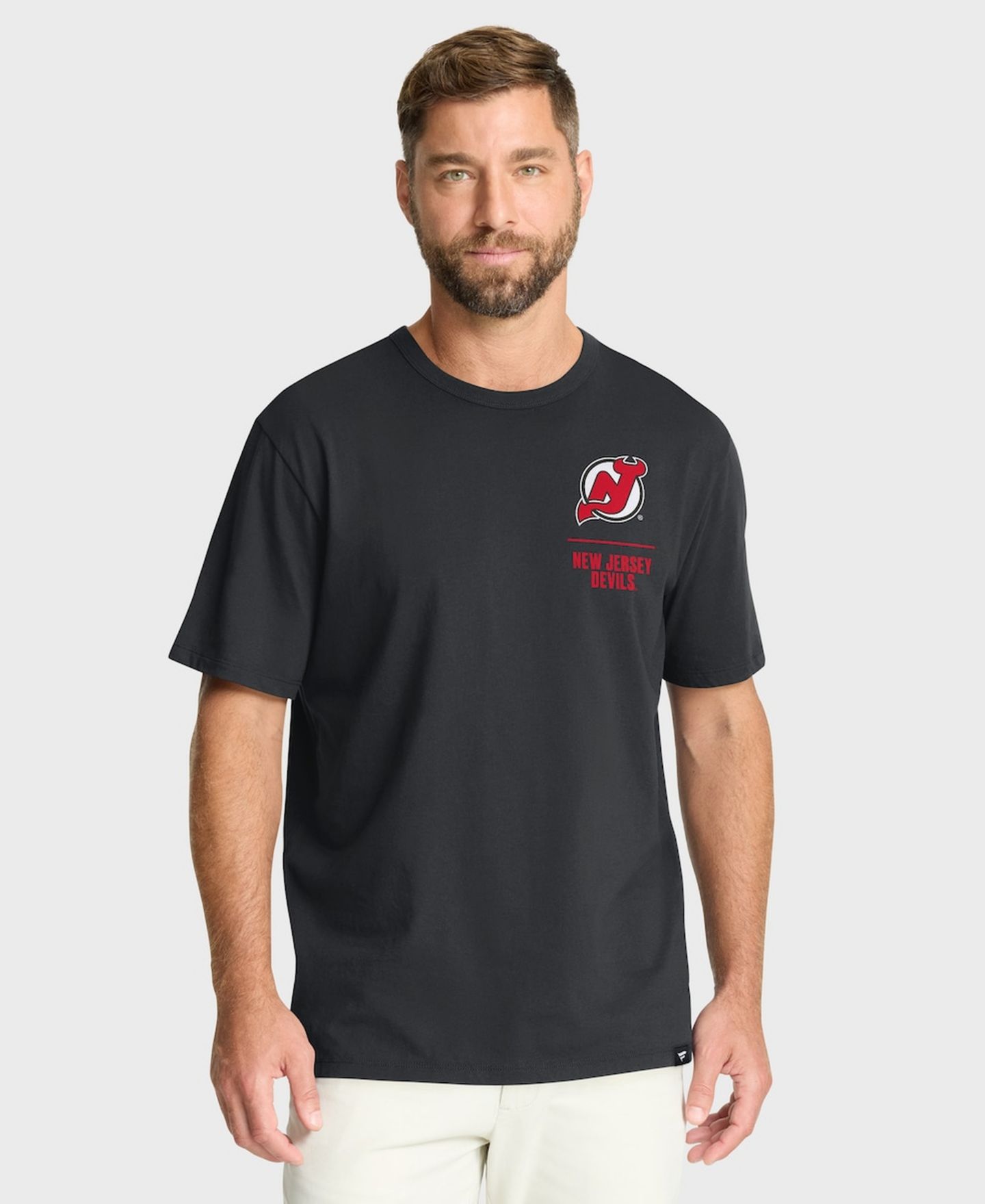 Мужская футболка Fanatics Black New Jersey Devils Crash The Net Legacy — фото 5