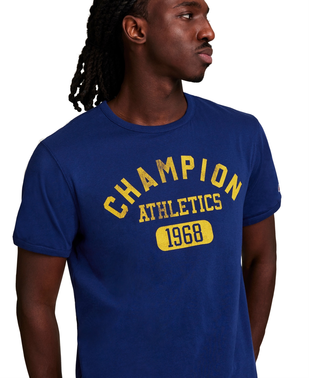 Champion Men's Reversible Double-Sided Garment Short-Sleeve T-Shirt