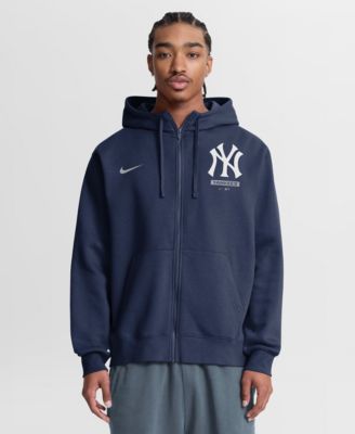 Yankees フルジップジャケット ネイビー Nike Men's Navy New York Yankees Primetime Lockup Full-Zip Hoodie
