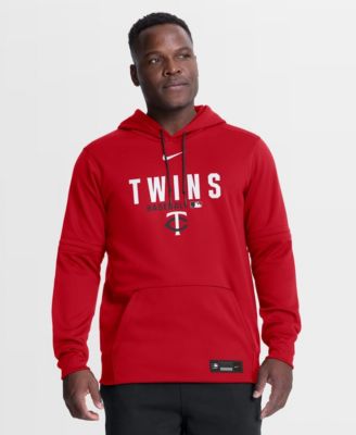 Men's Red Minnesota Twins Authentic Collection Therma-FIT Hoodie