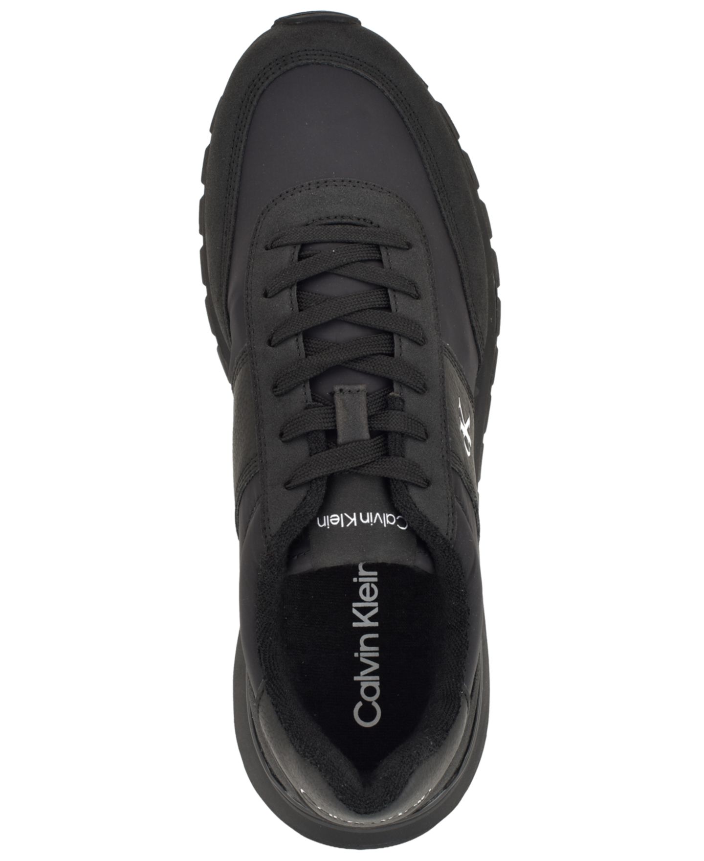 Мужские кроссовки Calvin Klein Rilnen Lace-Up Fashion Athletic, цвет: Чёрный — фото 4