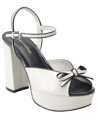 Women's Dera Peep Toe Platform High Block Heel Sandals