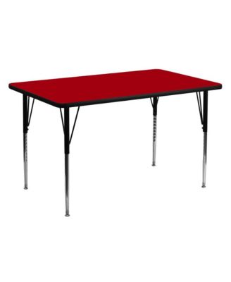 30X60 Rectangle Laminate Adjustable Activity Table